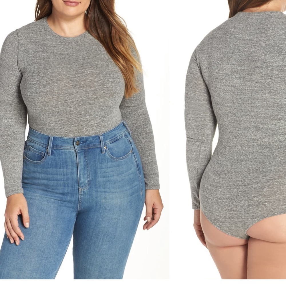 Madewell long sleeve crew bodysuit